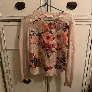 Tori Burch floral sweater